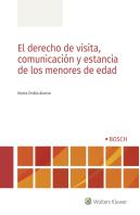 El Derecho De Visita, Comunicación Y Estancia De Los Menores De Edad
