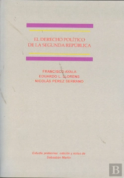 Bertrand.pt - El Derecho Político De La Segunda República