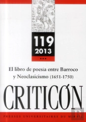 El Libro De Poesia Entre Barroco Y Neoclasicismo 1651 1750