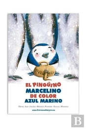 El Pingüino Marcelino De Color Azul Marino