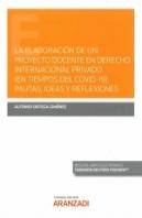 Elaboracion De Un Proyecto Docente En Derecho Internacional