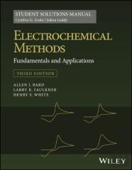 Electrochemical Methods: Fundamentals And Applications, 3e Student Solutions Manual
