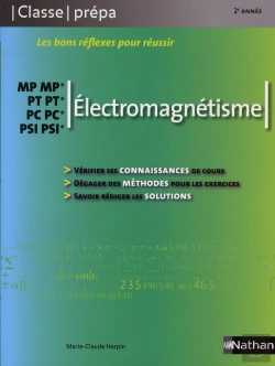 Bertrand.pt - Électromagnétisme Mp-Mp* Pt-Pt* Pc-Pc* Psi-Psi* ; 2ème Année ; Classe Prépa (Édition 2008)