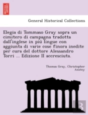 Elegia Di Tommaso Gray Sopra Un Cimitero