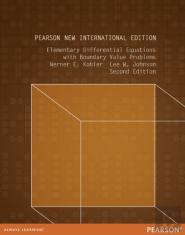 Elementary Differential Equations With Boundary Value Problems