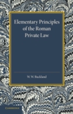 Bertrand.pt - Elementary Principles Of The Roman Private Law