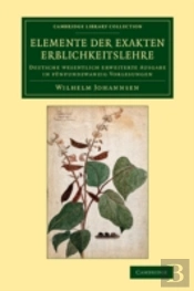 Elemente Der Exakten Erblichkeitslehre