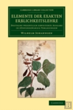 Bertrand.pt - Elemente Der Exakten Erblichkeitslehre