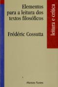 Elementos para a Leitura dos Textos Filosóficos