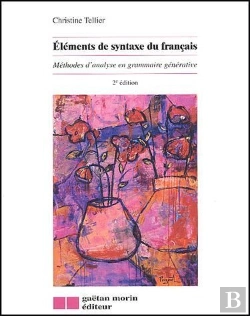 Bertrand.pt - Elements De Syntaxe Du Francais ; Methodes D'Analyse En Grammaire Generative