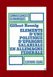 Éléments D'Une Politique D'Épargne Salariale En Allemagne Fédérale