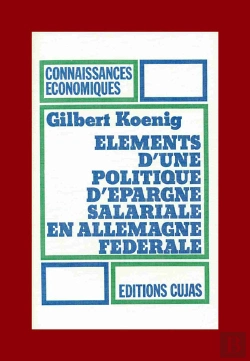 Bertrand.pt - Éléments D'Une Politique D'Épargne Salariale En Allemagne Fédérale