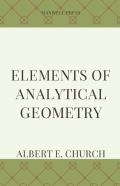 Elements Of  Analytical  Geometry