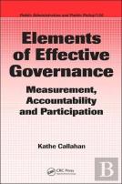 Elements Of Effective Governance