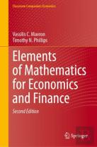Elements Of Mathematics For Economics And Finance