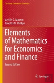Elements Of Mathematics For Economics And Finance