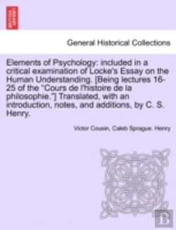 Bertrand.pt - Elements Of Psychology: Included In A Cr
