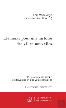 Bertrand.pt - Eléments Pour Une Histoire Des Villes Nouvelles