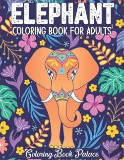 Bertrand.pt - Elephant Coloring Book For Adults