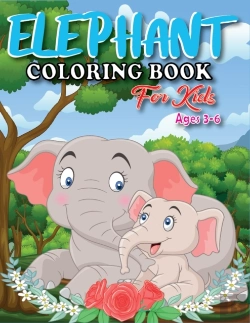 Bertrand.pt - Elephant Coloring Book For Kids Ages 3-6