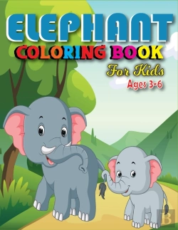 Bertrand.pt - Elephant Coloring Book For Kids Ages 3-6