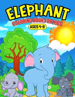 Bertrand.pt - Elephant Coloring Book For Kids Ages 4-8