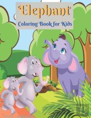 Elephant Coloring Book For Kids