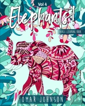 Elephants! Adult Coloring Book Vol 4
