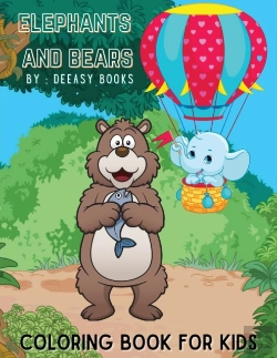 Bertrand.pt - Elephants And Bears Coloring Book For Kids