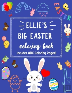 Bertrand.pt - Ellie'S Big Easter Coloring Book Includes Abc Coloring Pages
