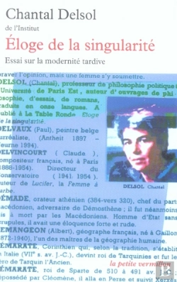 Bertrand.pt - Éloge De La Singularité ; Essai Sur La Modernité Tardive