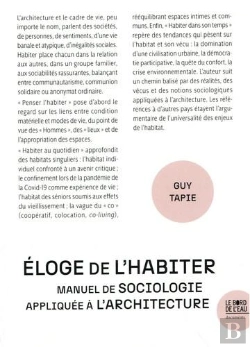 Bertrand.pt - Eloge De L'Habiter : Manuel De Sociologie Appliquée À L'Architecture