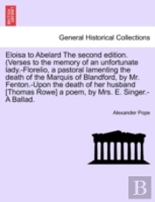 Eloisa To Abelard The Second Edition.  V