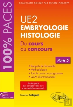 Bertrand.pt - Embryologie-Histologie Ue2 ; Paris 5 ; Du Cours Au Concours