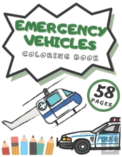 Emergency Vehicles Coloring Book