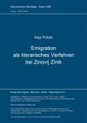 Emigration Als Literarisches Verfahren Bei Zinovij Zinik