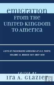 Emigration From The United Kingdom To America