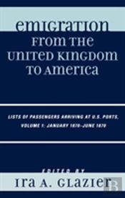 Emigration From The United Kingdom To America