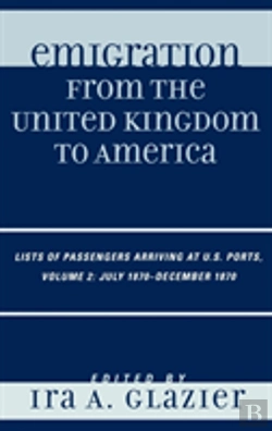 Bertrand.pt - Emigration From The United Kingdom To America