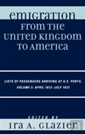 Emigration From The United Kingdom To America