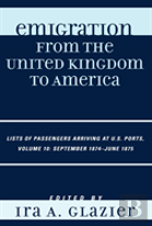 Emigration From The United Kingdom To America