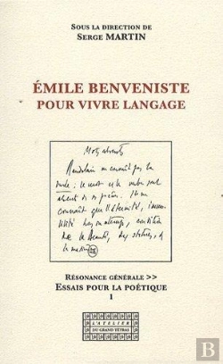 Bertrand.pt - Emile Benveniste, Pour Vivre Langage