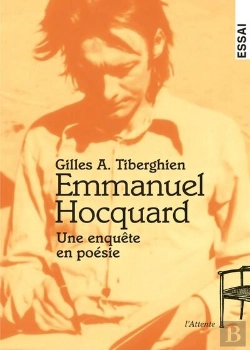 Bertrand.pt - Emmanuel Hocquard : Une Enquête En Poésie