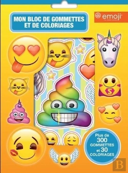 Bertrand.pt - Emoji - Bloc 300 Gommettes + Coloriage