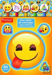 Emoji - Bloc Coloriage Crayon Gomme