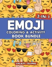 Emoji Coloring & Activity Book Bundle: 3