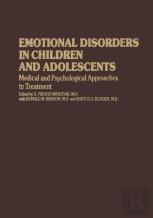 Emotional Disorders In Children And Adolescents