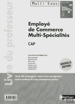 Bertrand.pt - Employe De Commerce Multi-Specialites Cap (Multi'Exos) Professeur 2012