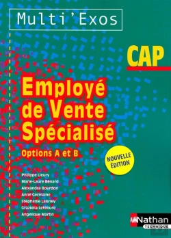 Bertrand.pt - Employe De Vente Specialise Cap Options A Et B (Multi'Exos) Eleve 2012