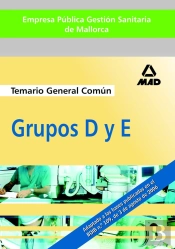 Empresa Publica Gestion Sanitaria De Mallorca. Grupos D Y E